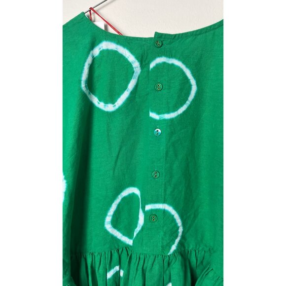 NOR BLACK NOR WHITE GREEN DOVER BABYDOLL DRESS - Picture 4 of 10